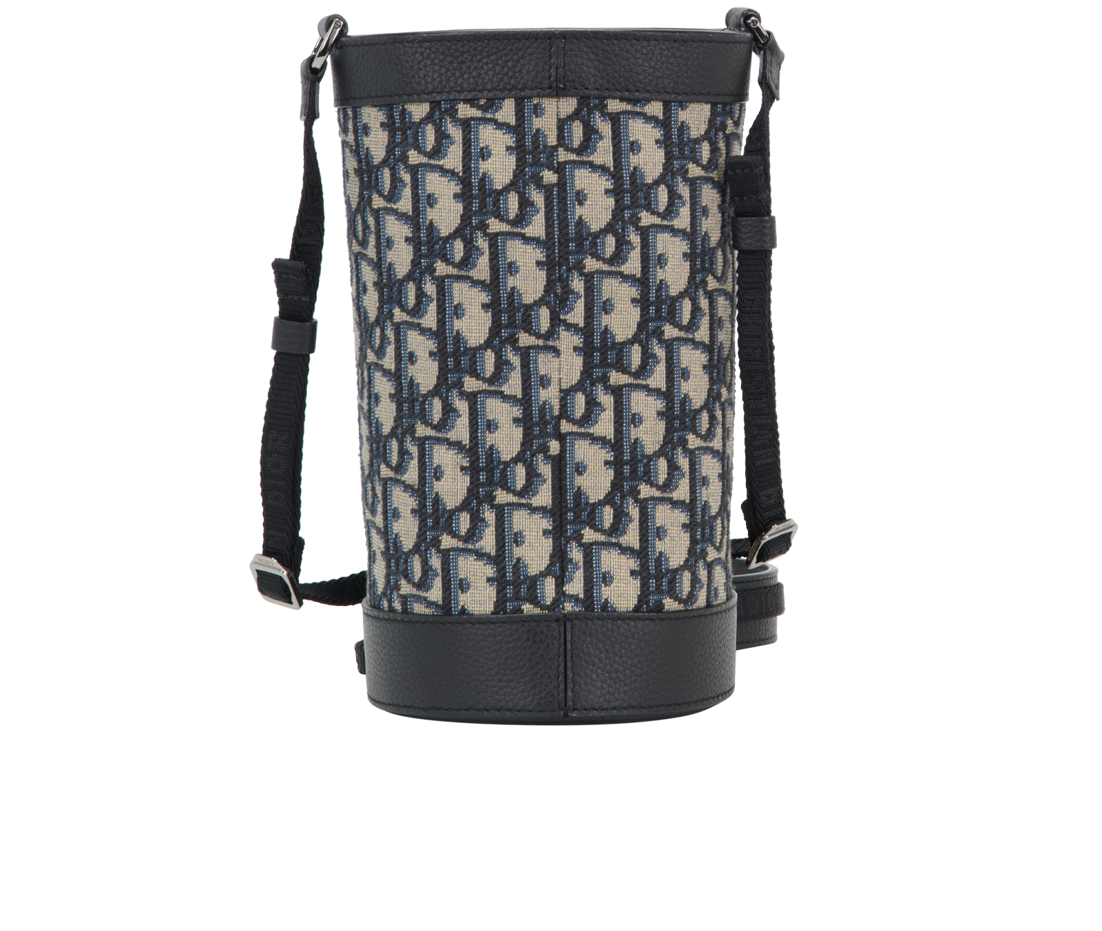 Bottle Holder Crossbody, &pound;650, Handbags, Beige/Black/Blue, Canvas, Back view